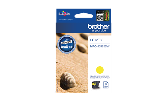 LC12EY - Genuine Brother Ink Cartridge - Yellow