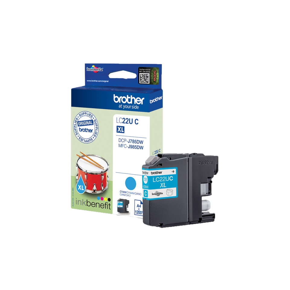 Genuine Brother LC22UC Ink Cartridge – Cyan