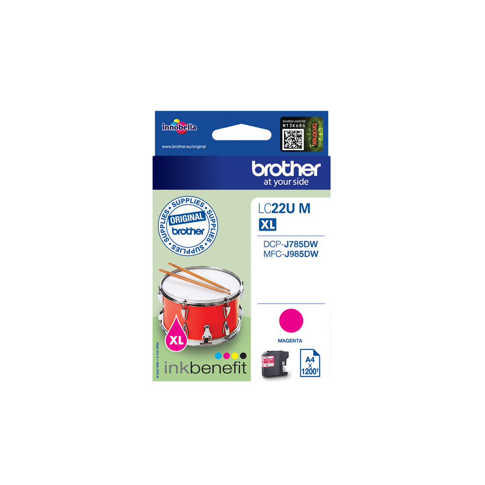 Genuine Brother LC22UM Ink Cartridge – Magenta 2