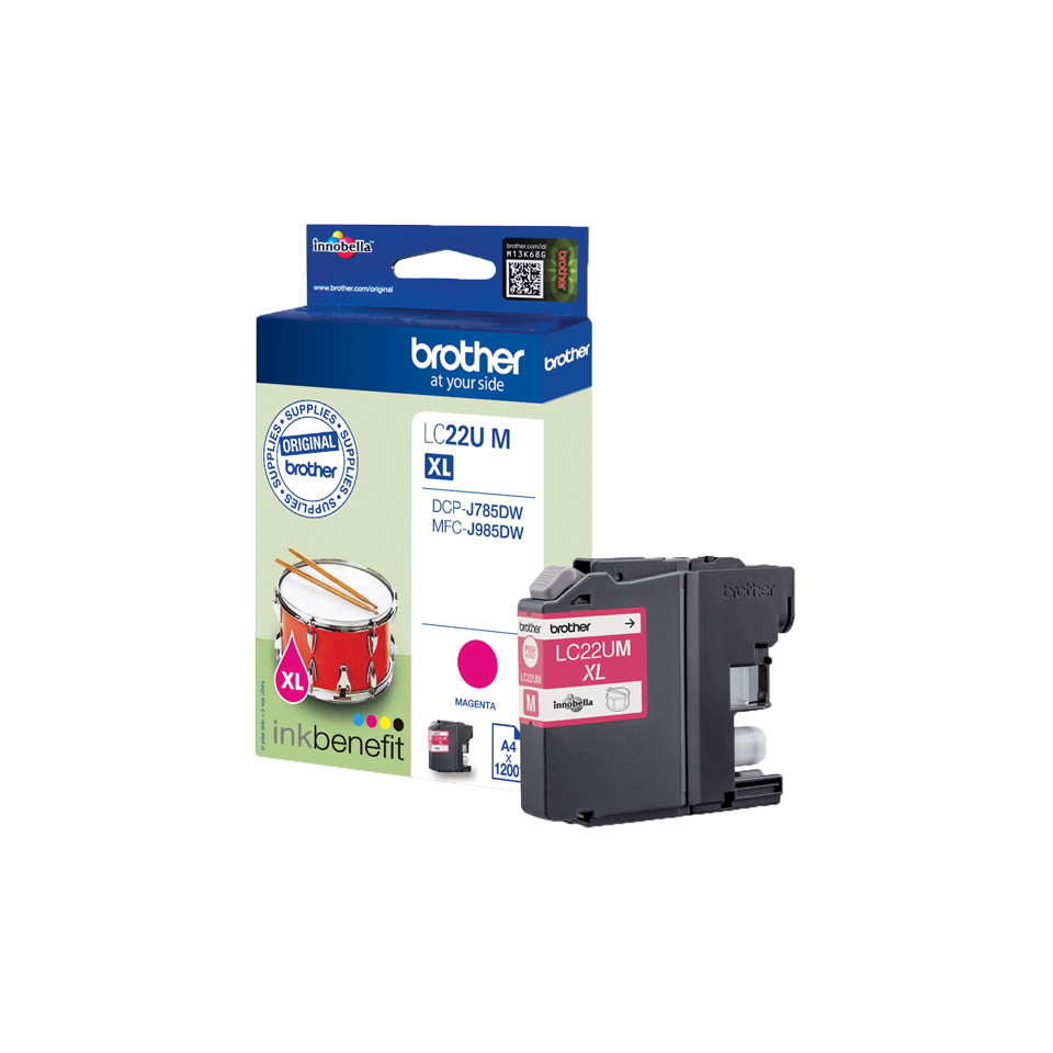 Genuine Brother LC22UM Ink Cartridge – Magenta