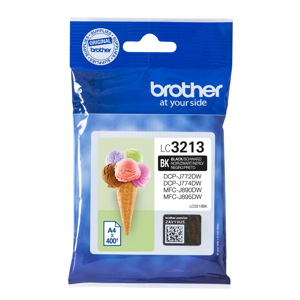 Cartucho de tinta negro LC3213BK, Brother