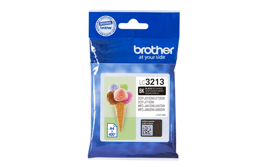 Brother genuine LC3213BK ink cartridge - black