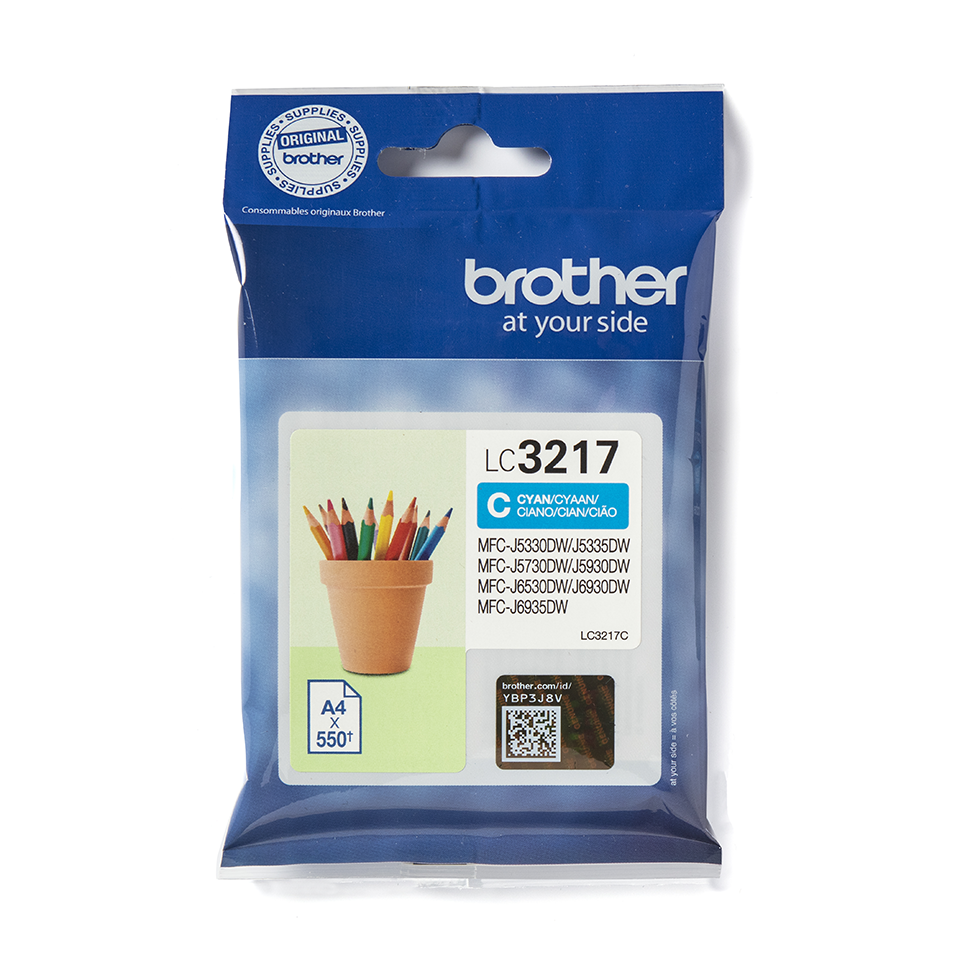 Genuine Brother LC3217C Ink Cartridge – Cyan