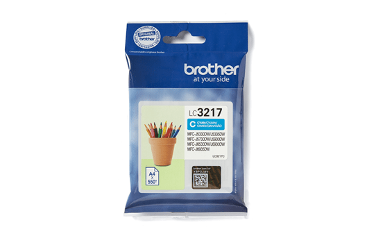 Genuine Brother LC3217C Ink Cartridge – Cyan