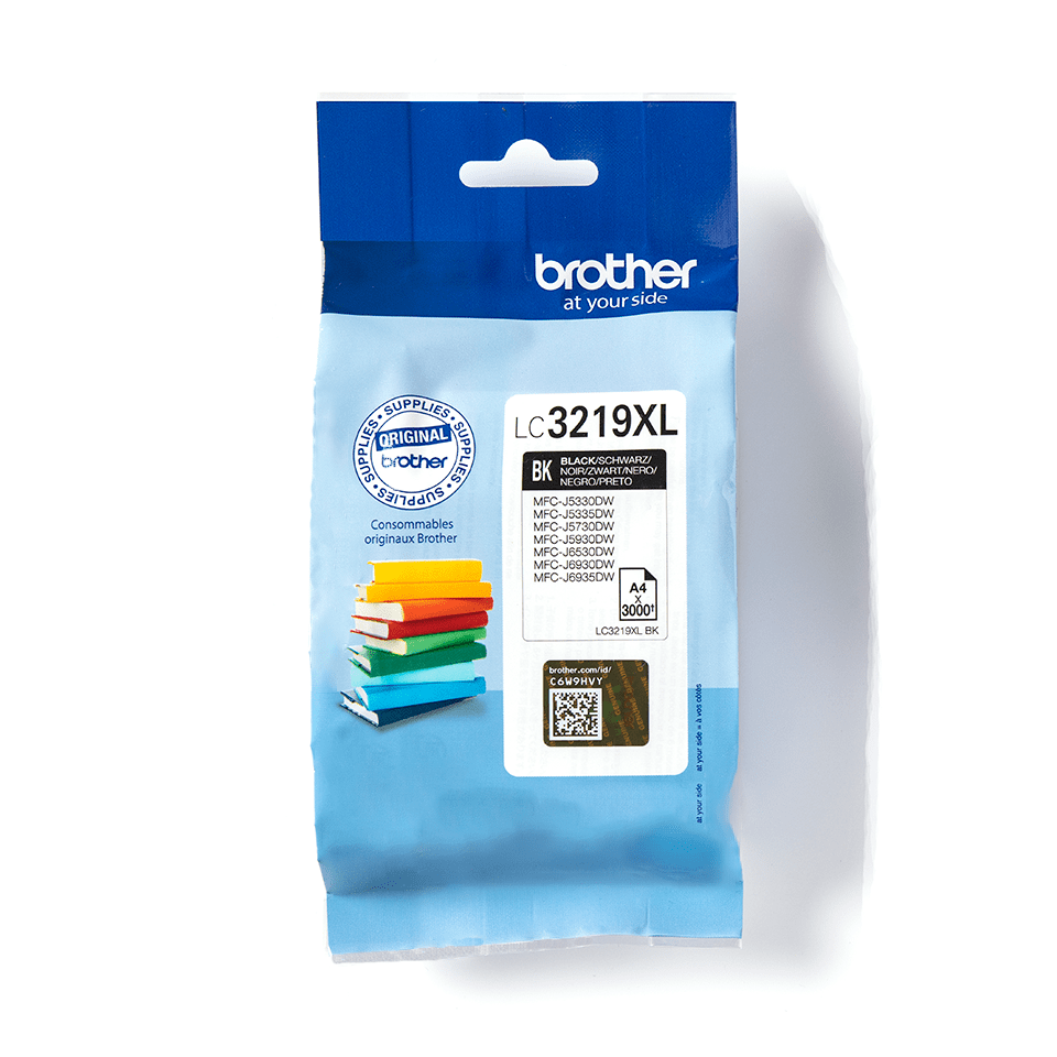 LC3219XLBK Brother genuine ink cartridge pack front image