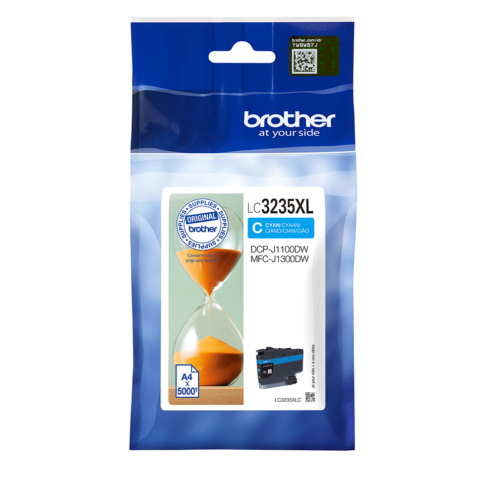 Brother LC3235XLC blekkpatron Cyan