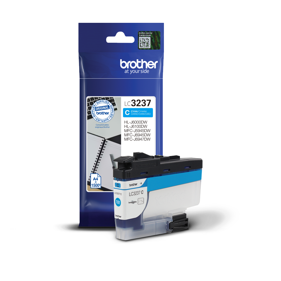 Оригинален консуматив Brother LC3237C 3