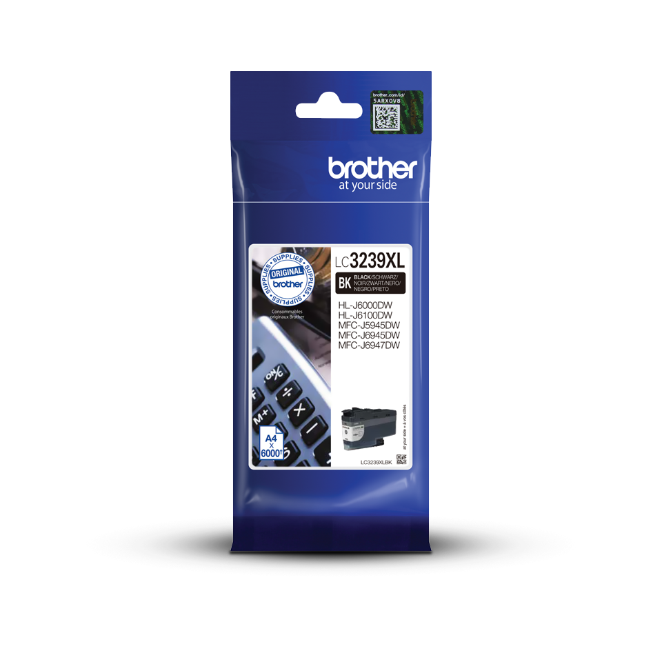 Cartucho de tinta negro LC3239XLBK, Brother