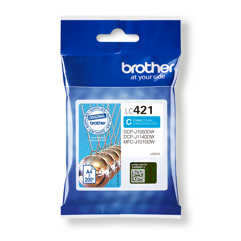 Cartucho de tinta cian LC421C Brother
