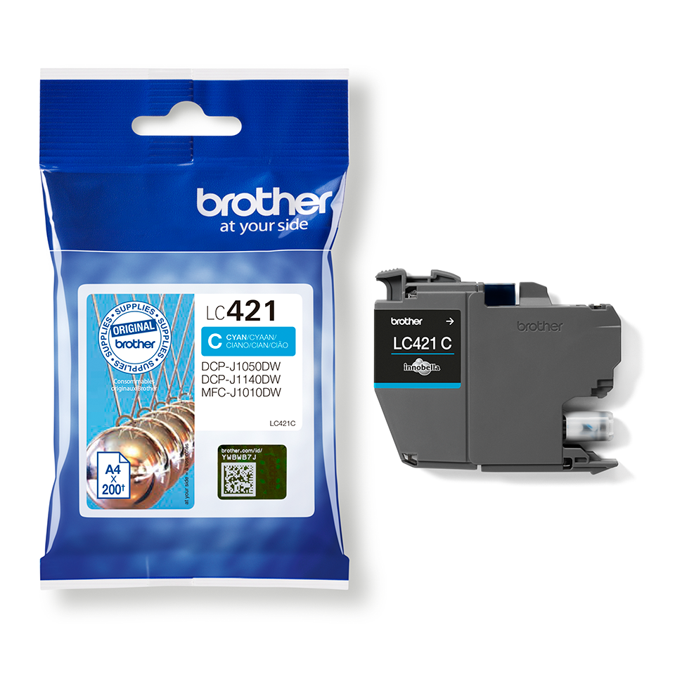 Genuine Brother LC421C Ink Cartridge – Cyan 3