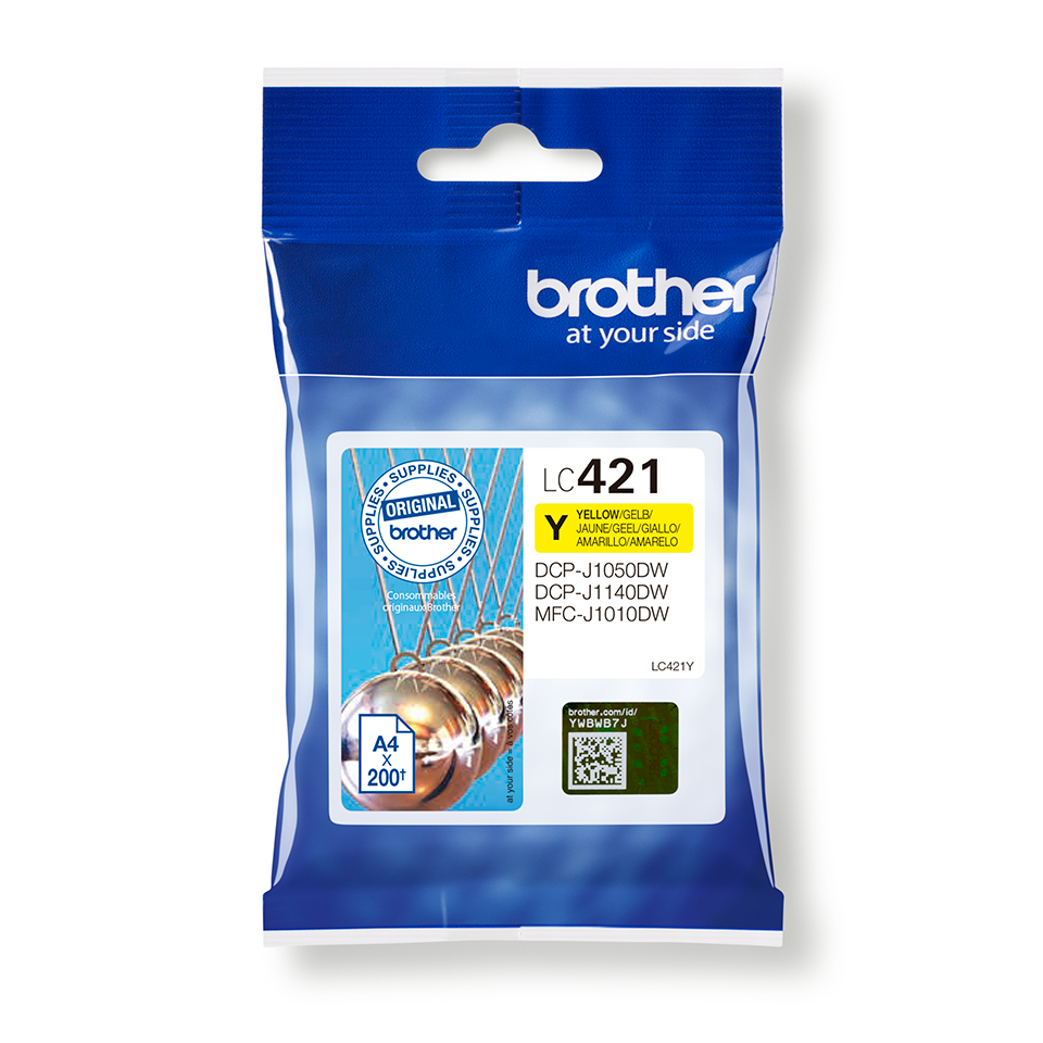 Brother LC421Y Cartuccia inkjet originale - giallo