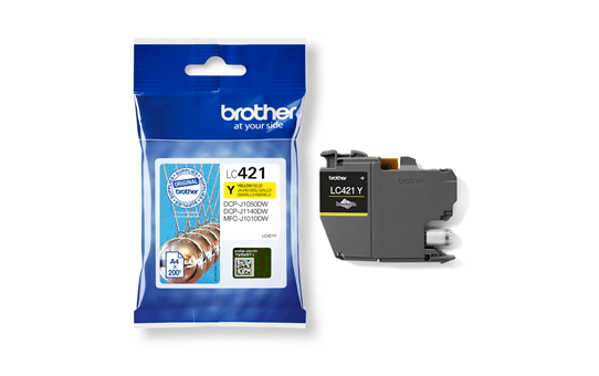 Genuine Brother LC421Y Ink Cartridge – Yellow 3