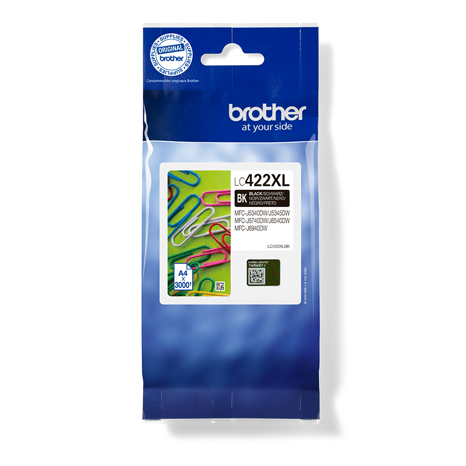 Genuine Brother LC422XLBK Ink Cartridge – Black