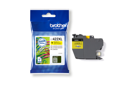 Genuine Brother LC422XLY Ink Cartridge – Yellow 3