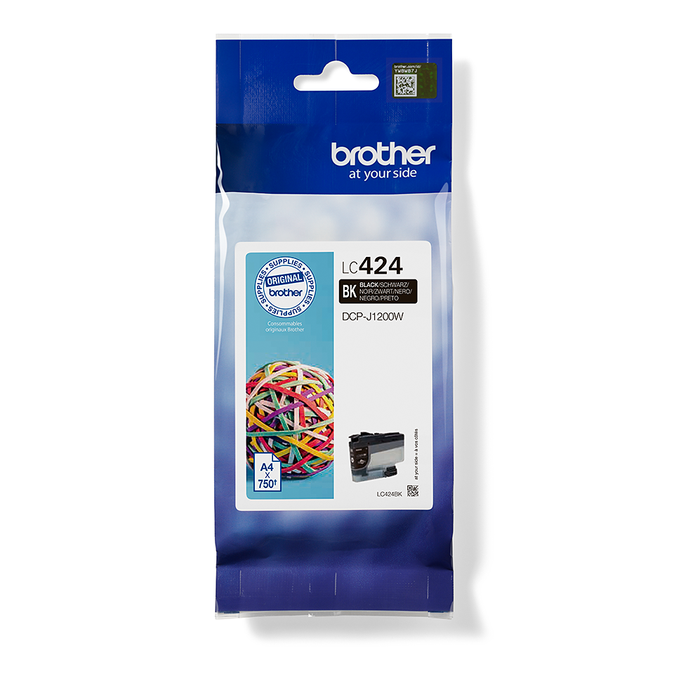 Tinteiro preto LC424BK Brother