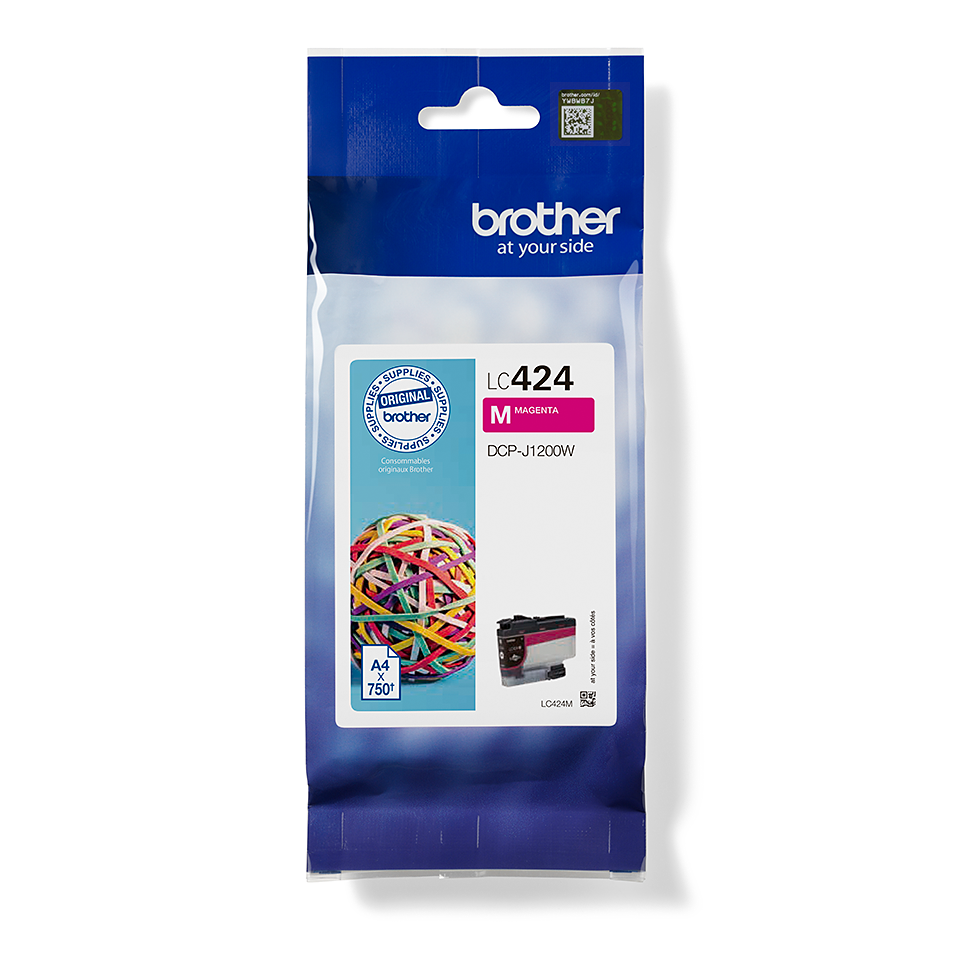 Original Brother Tintenpatrone LC424M – magenta
