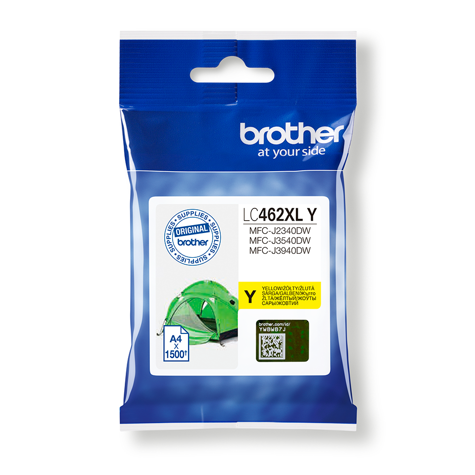 Originalni Brother LC462BK kertridž sa mastilom – žuti