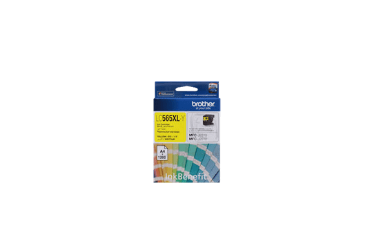 Genuine Brother LC565XLY Ink Cartridge – Yellow