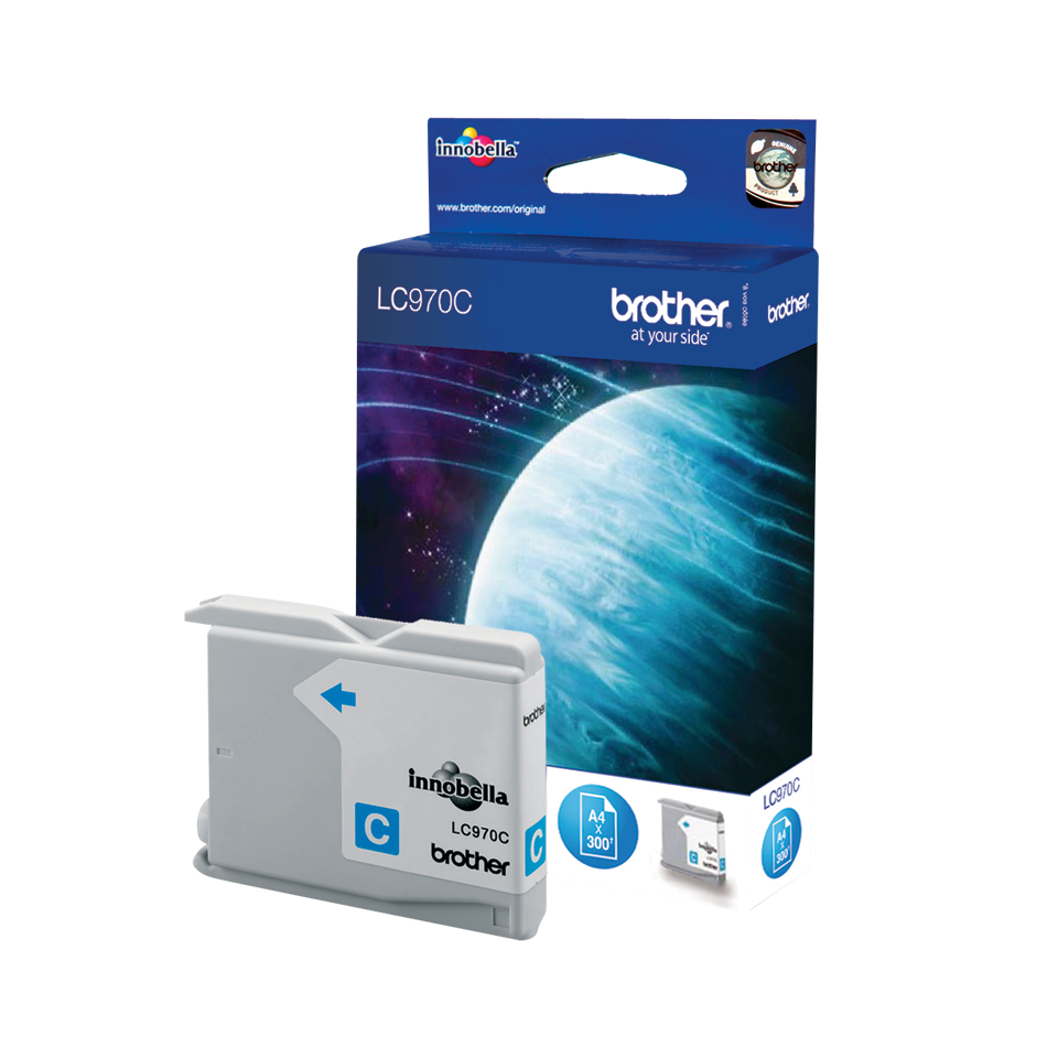 Genuine Brother LC970C Ink Cartridge – Cyan