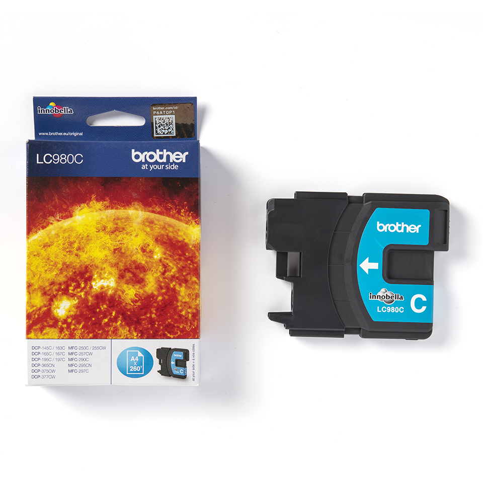 Genuine Brother LC980C Ink Cartridge – Cyan 3