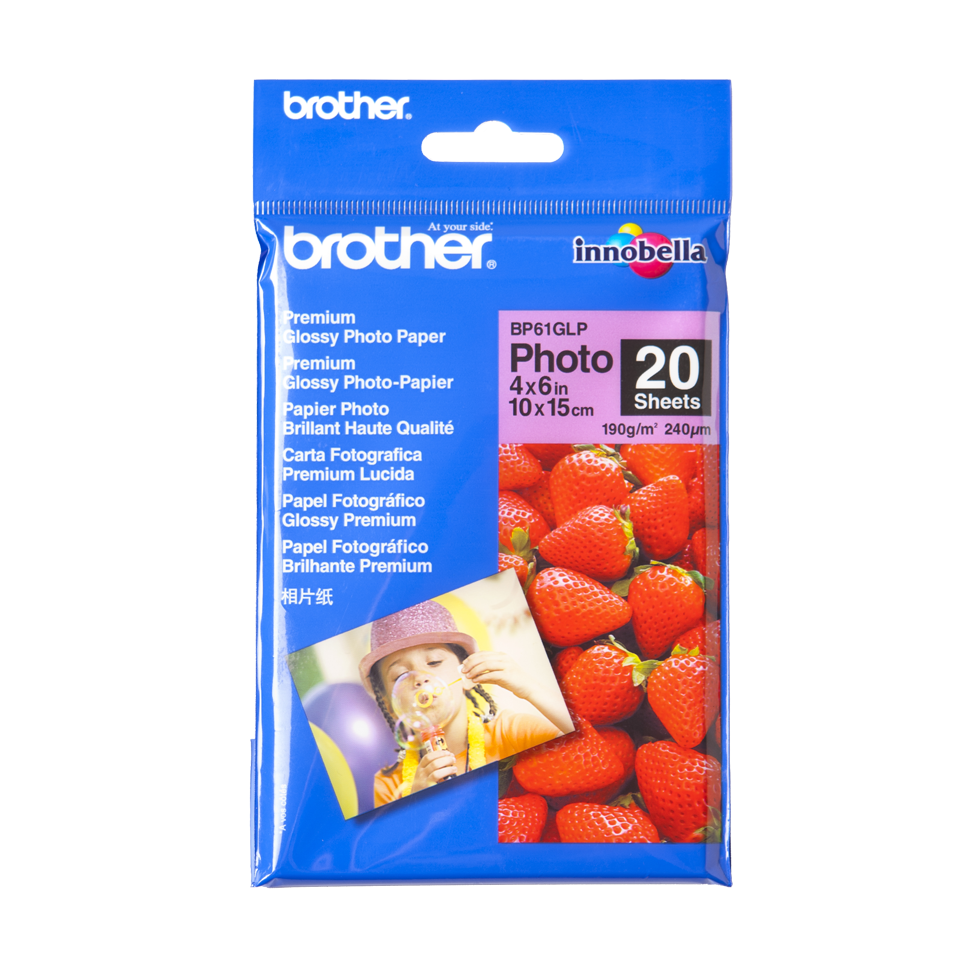 Genuine Brother BP61GLP Glossy 10cm x 15cm Photo Paper