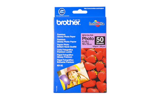 Brother BP61GLP50 Glanzpapier A6