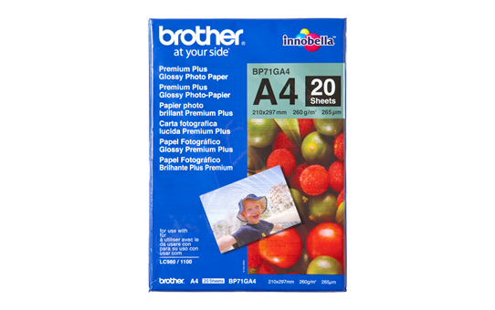 Oryginalny błyszczący papier fotograficzny firmy Brother BP-71GA4 formatu A4