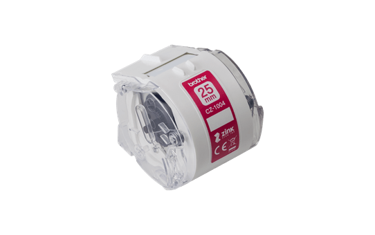 Genuine Brother CZ-1004 full colour continuous label roll, 25mm wide 2