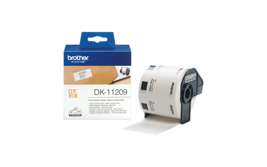 Genuine Brother DK-11209 Label Roll – Black on White, 29mm x 62mm 3