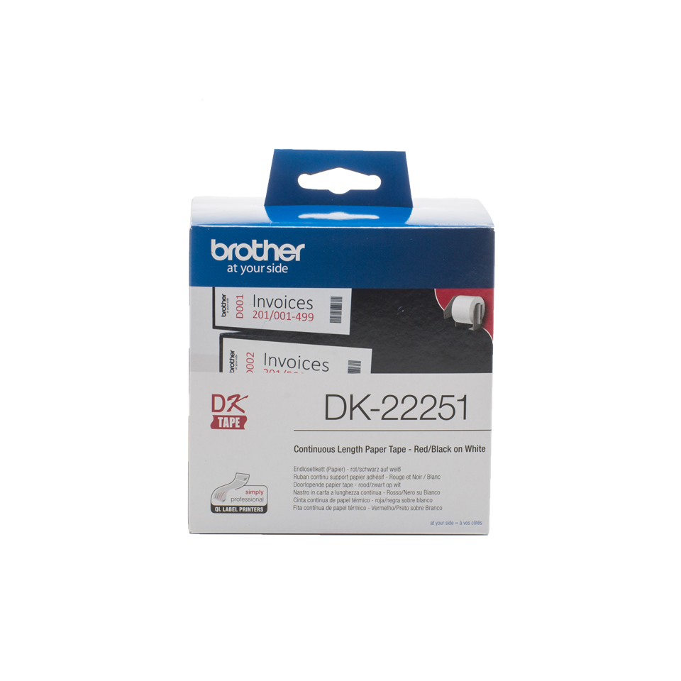 Originalna Brother DK-22251 rolna s kontinuiranim poliestarskim nalepnicama 2