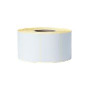 BUS1J074102203 white label roll transparent background - front