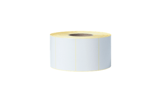 BUS-1J074102-203 Voorgestanste, thermo-transfer labelrol – ongecoat wit  2