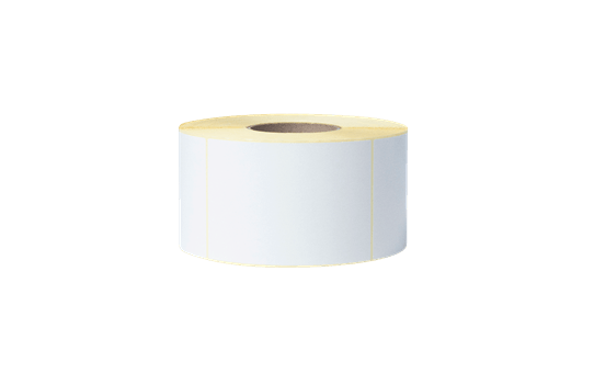 BUS-1J150102-203 Voorgestanste, thermo-transfer labelrol – ongecoat wit 