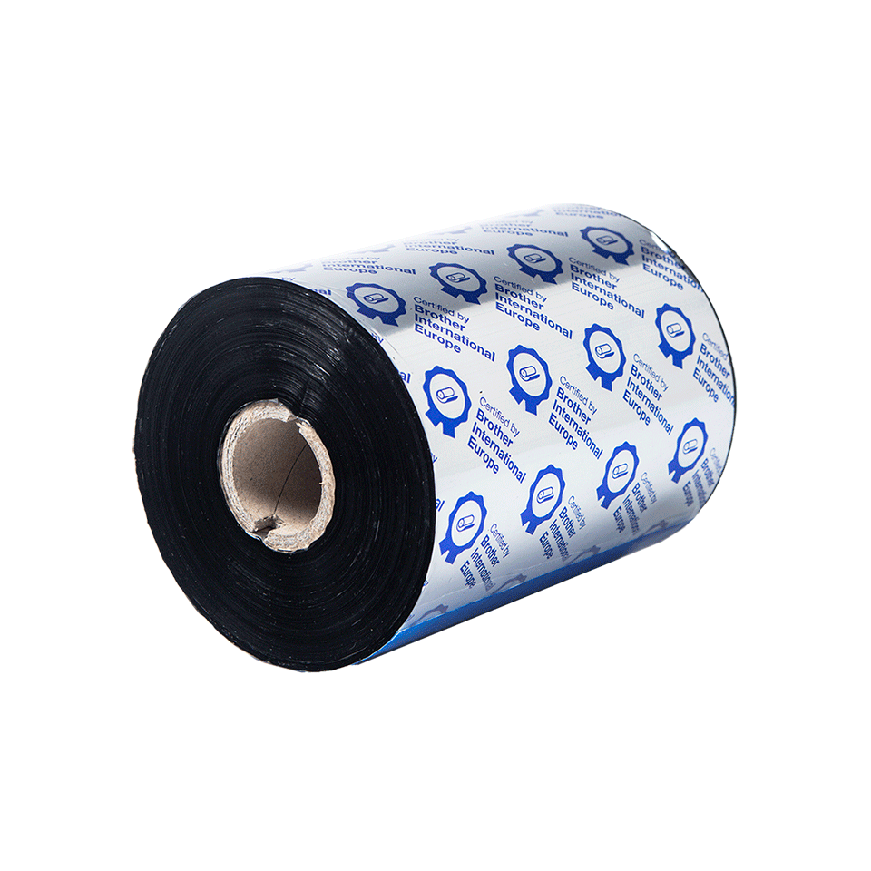 BSP-1D600-110 - Premium Wax/Resin Thermal Transfer Black Ink Ribbon 2