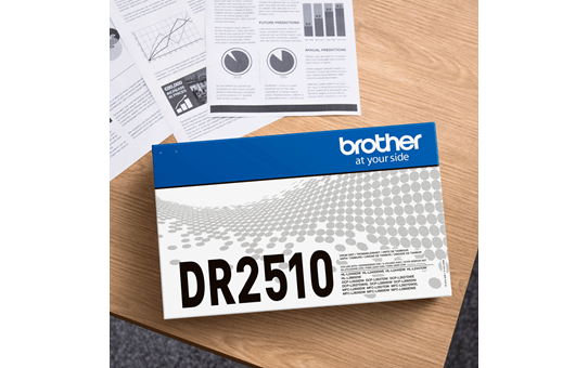 Oriģināls Brother DR2510 printera nomaiņas fotocilindra bloks 4