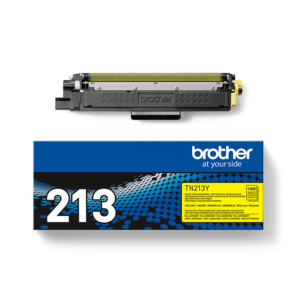 Оригинальный Brother TN213Y тонер картридж- желтый 3