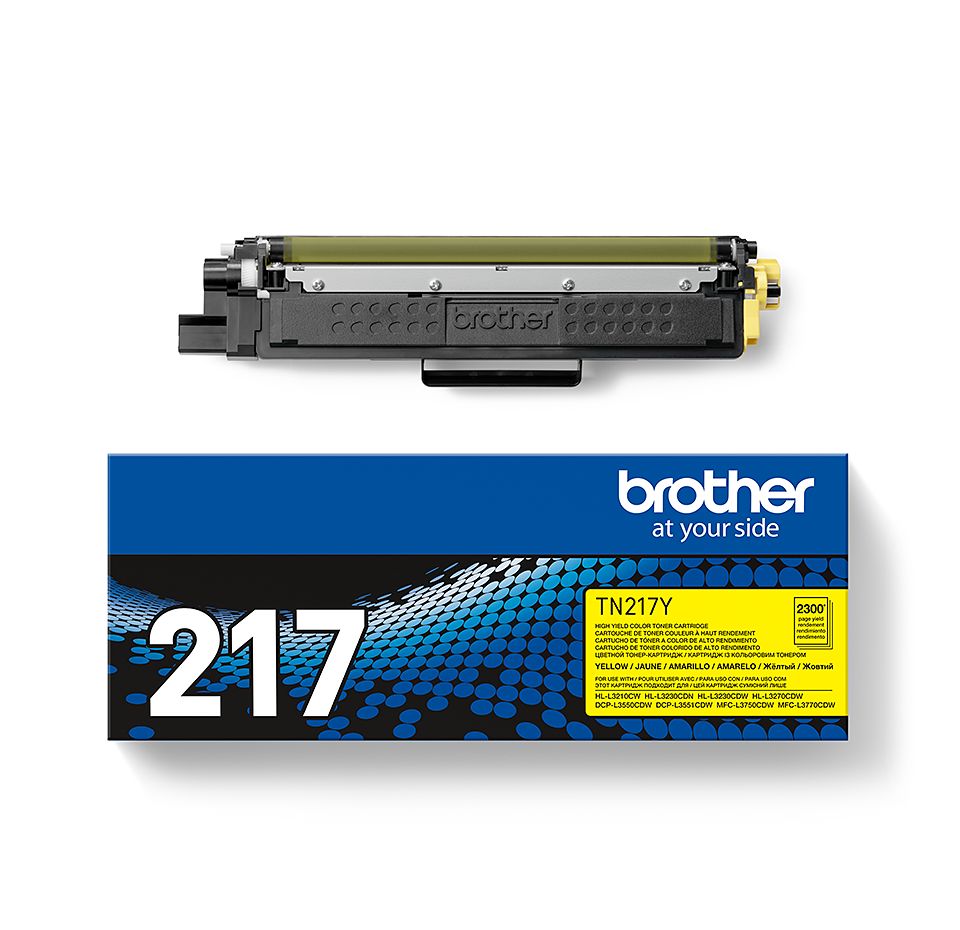 Оригинальный Brother TN217Y тонер картридж – желтый 3