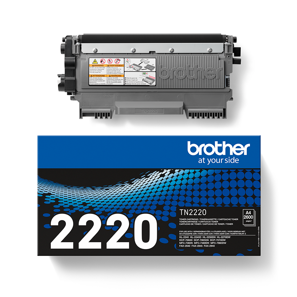 Genuine Brother TN-2220 High Yield Toner Cartridge – Black  3