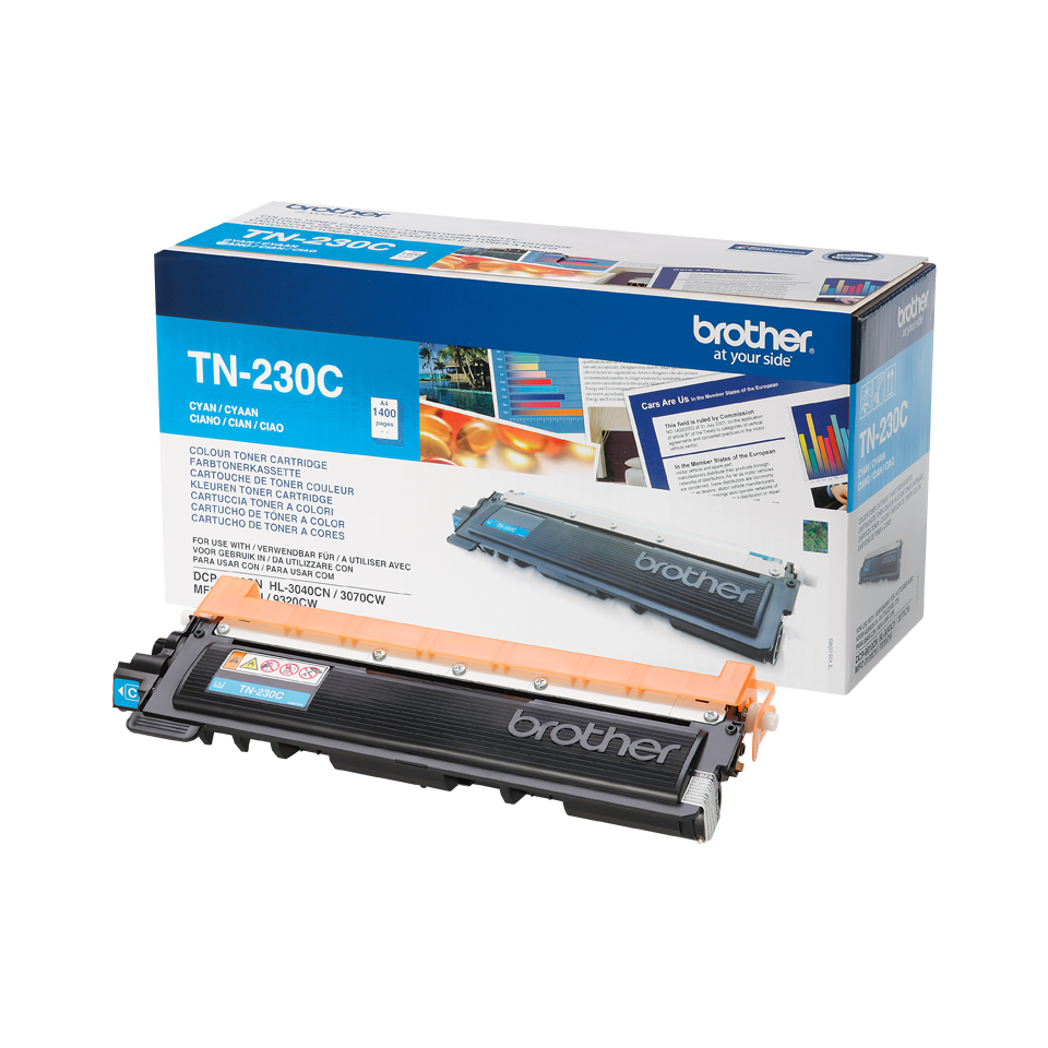 Cartouche de toner TN-230C Brother originale – Cyan