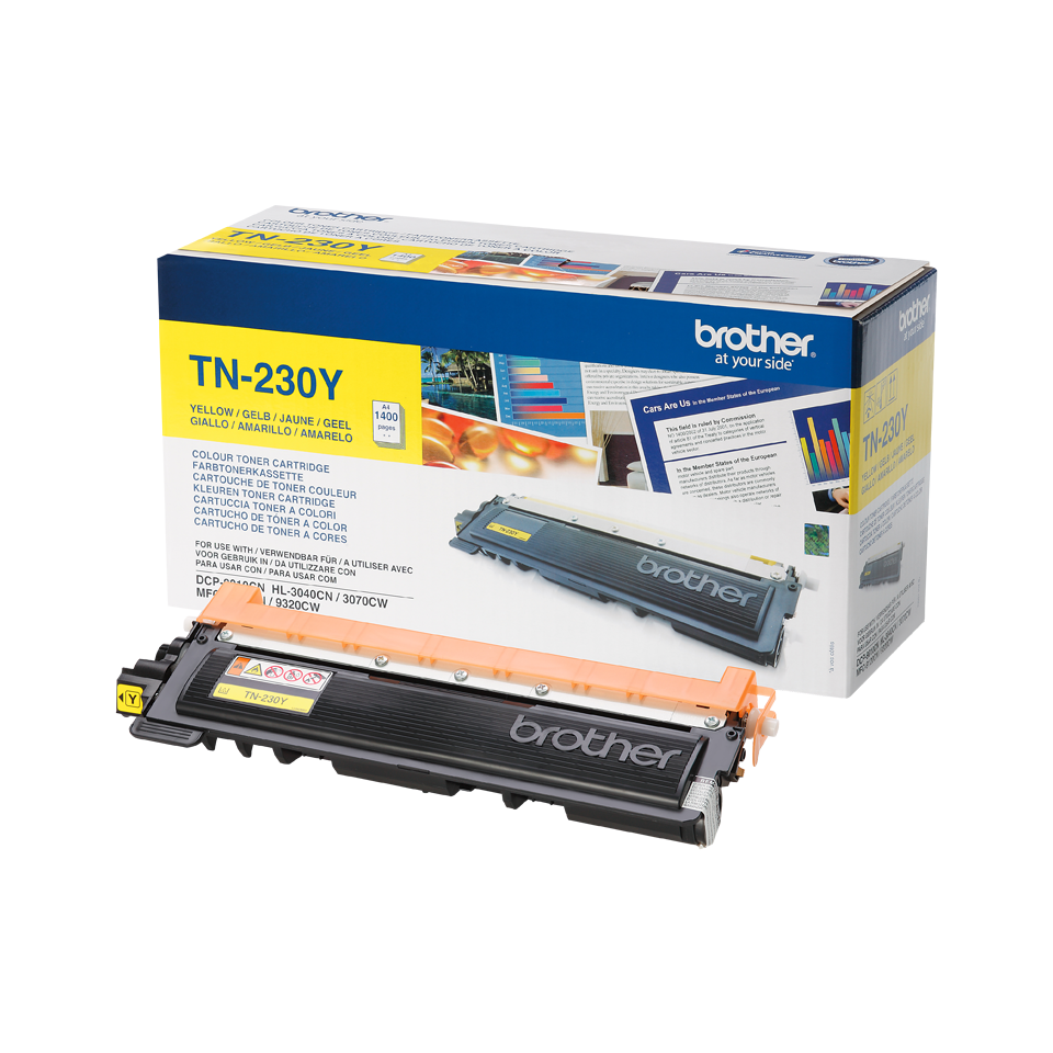 Cartouche de toner TN-230Y Brother originale – Jaune