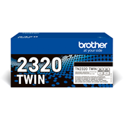 TN2320TWIN paket dvaju originalnih Brother tonera velikog kapaciteta - crna
