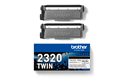 TN2320TWIN - Pack de deux cartouches de toner noir originales haute capacité Brother   3