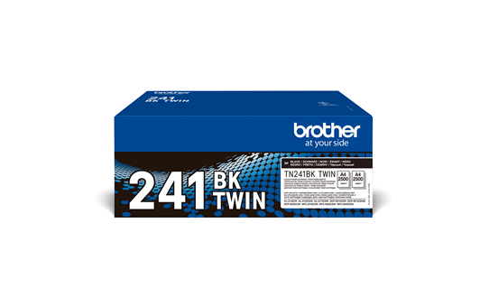 Genuine Brother TN241BKTWIN Toner Cartridge Twin Pack – Black