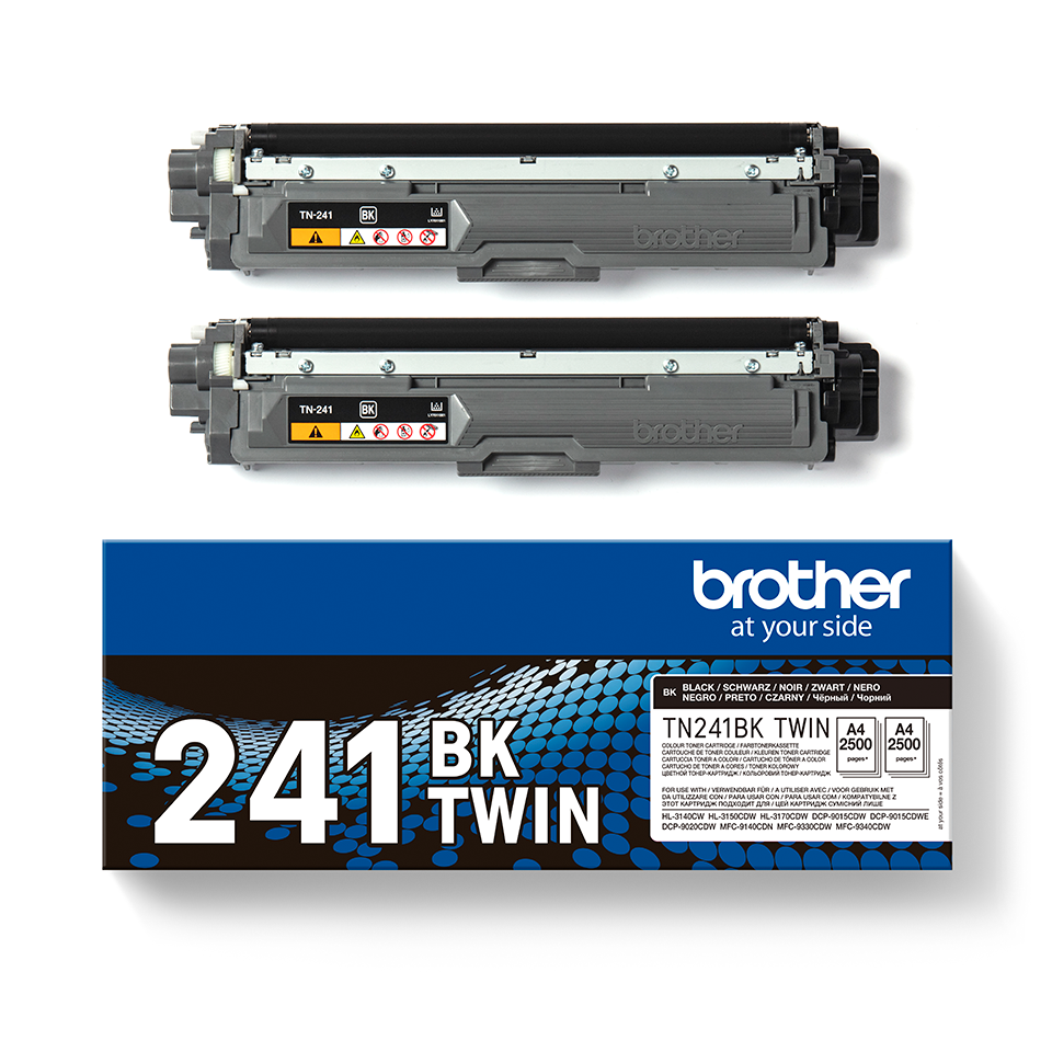 Brother original  TN241BKTWIN tonerkassett Twin Pack – svart 3