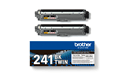 Oriģinālā Brother TN241BKTWIN tonera kasetne Twin Pack – melna 3