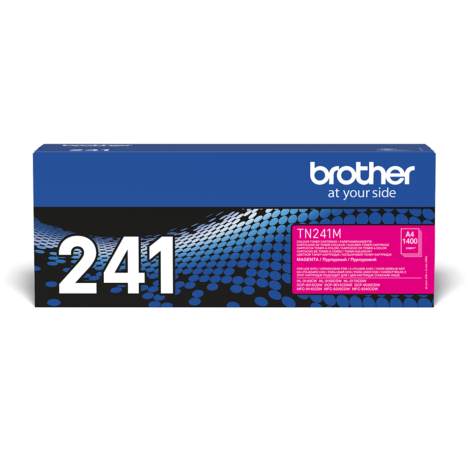 Genuine Brother TN-241M Toner Cartridge – Magenta