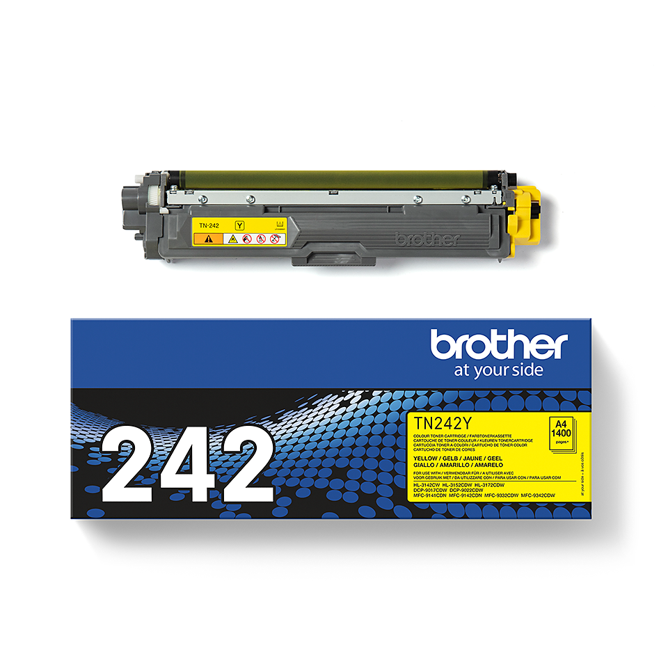 Brother TN-242Y Tonerkartusche – Gelb 3