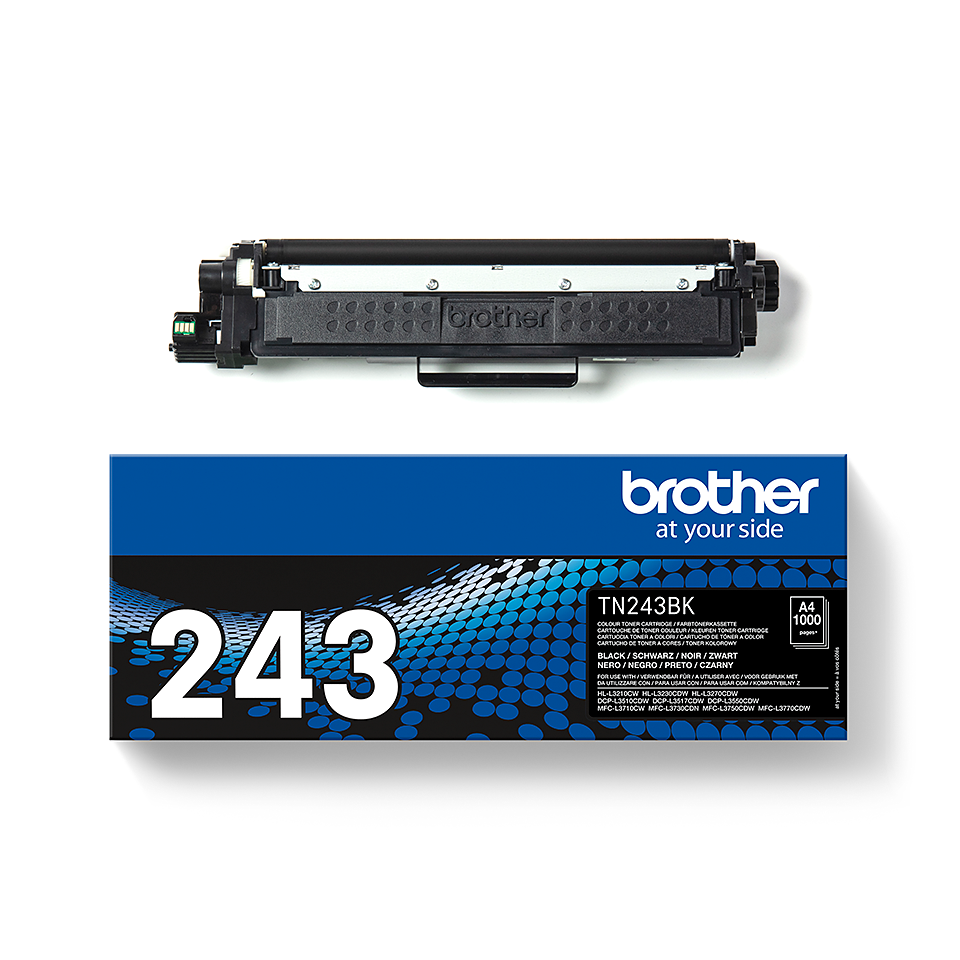 Originali Brother TN-243BK dažų kasetė - juodos spalvos 3
