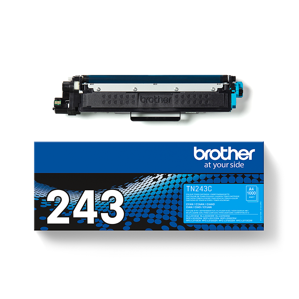 Originali Brother TN-243C dažų kasetė - Cyan spalvos 3