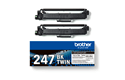 Brother original TN247BKTWIN tonerkassett med hög kapacitet, twinpack – svart 2